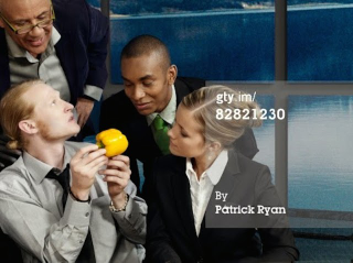 Illustration for article titled The 19 Worst 'Business Teamwork' Stock Photos